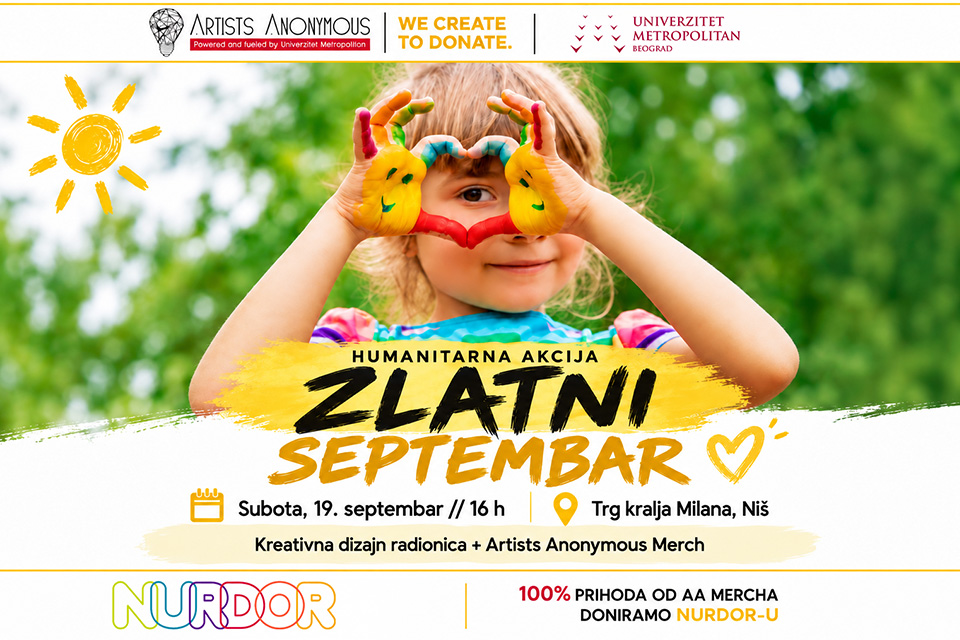 MET i Artists Anonymous ponovo uz NURDOR: Zlatni septembar u Nišu